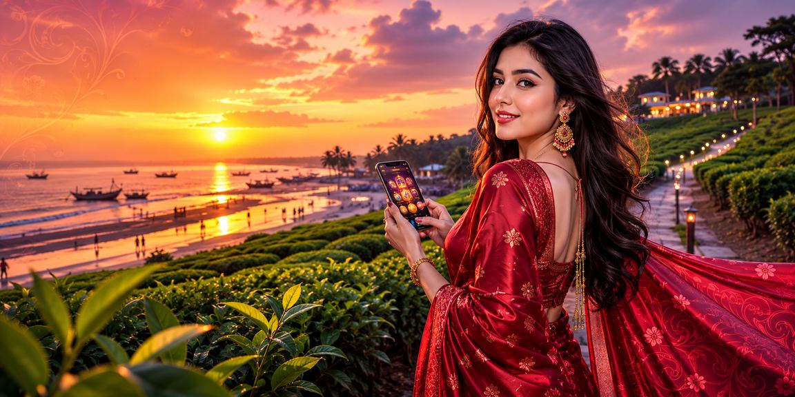 চট্টগ্রামের একটি চা বাগানে মোবাইলে ফুটবল বেটিং করছে ব্যবহারকারী